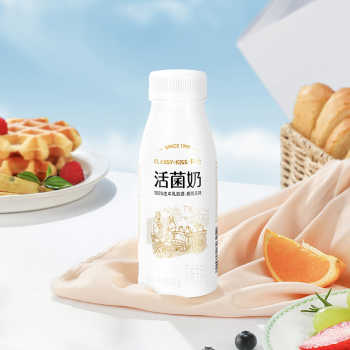 卡士活菌奶原味220g×7瓶 赠6杯酸奶券后-71元包邮