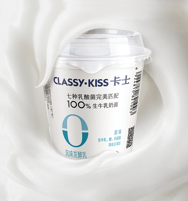 CLASSY·KISS卡士 鲜酪乳酸奶100g*18杯