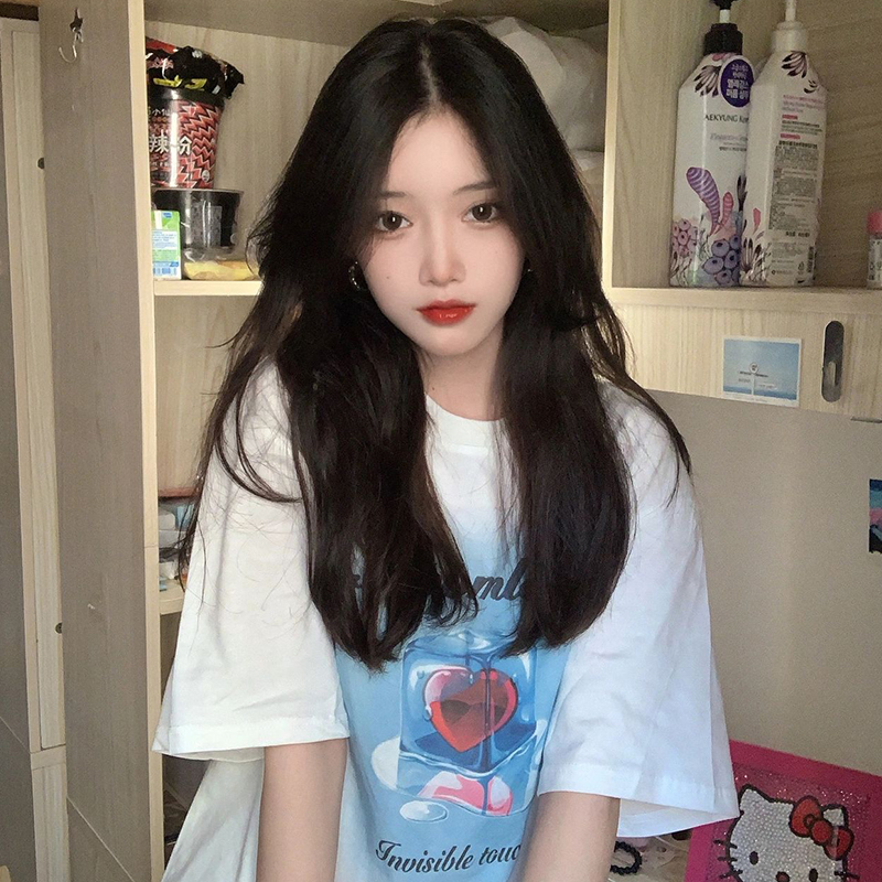 APPMLAB国潮后背字母t恤短袖男士纯棉情侣女2023新款夏季上衣宽松_APPMLAB_男装-第3张图片-提都小院