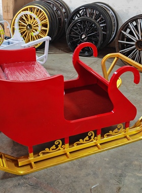 雪橇车爬犁小型商业狗拉车