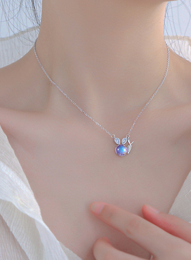 小众不掉色森系ins银手链