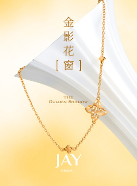 JAY金影花窗925银手链生日礼物