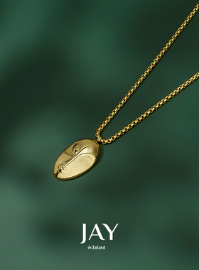 JAY欧美风个性面具项链