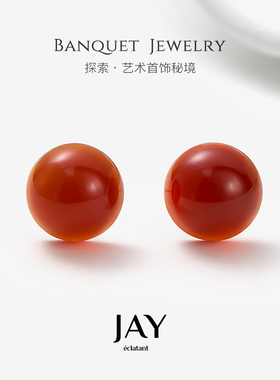 JAY小巧精致925银新中式耳钉女