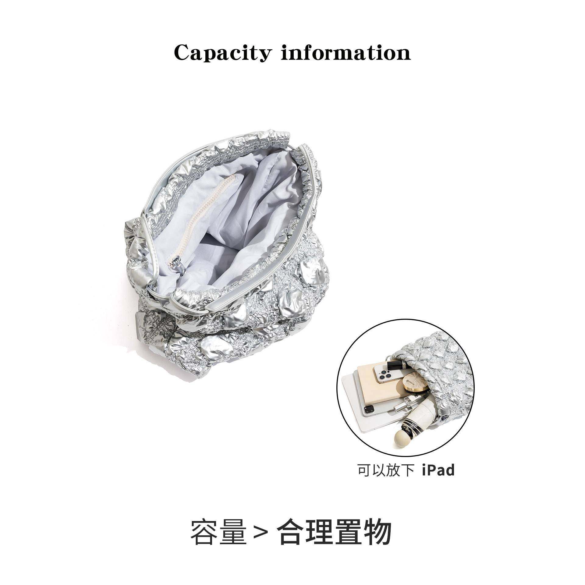 【日本购】褶皱泡泡云朵女包2025年新款手提包温柔分松弛单肩包,淘宝优惠券,粉丝福利购,淘宝优惠卷