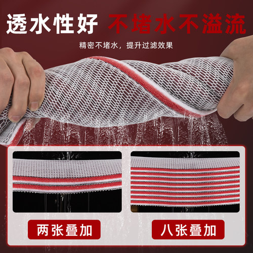 博特鱼缸专用过滤棉洗不烂加厚高密度生化棉海绵净水魔毯过滤材料 - 图2
