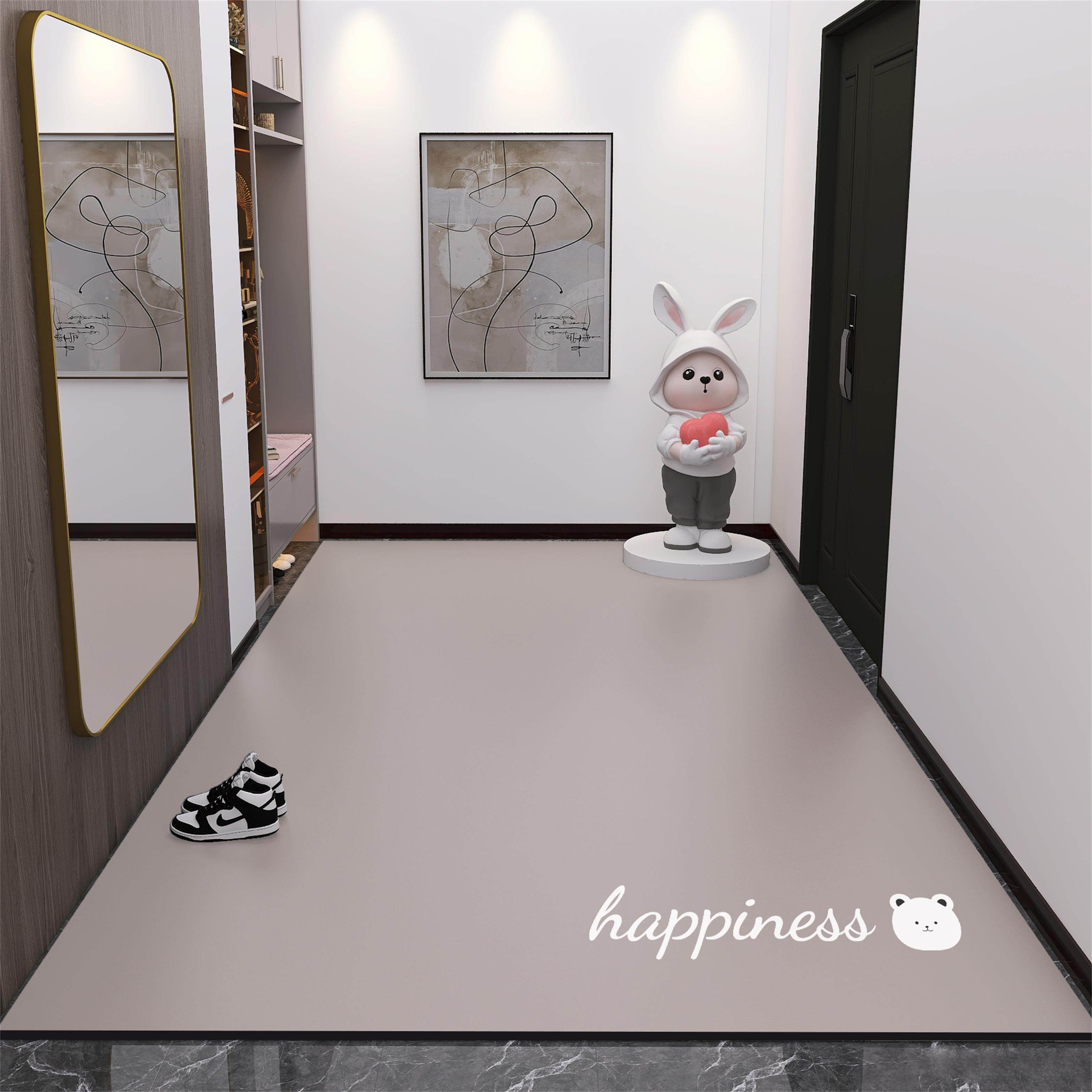 轻奢简约皮革入户门地垫进门门垫防滑脚垫PVC可擦免洗裁剪地毯,淘宝优惠券,粉丝福利购,淘宝优惠卷