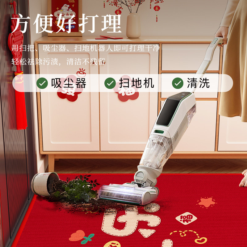 2026新款地垫入户门垫进门红色新年地毯门口专用门垫家用脚垫玄关,淘宝优惠券,粉丝福利购,淘宝优惠卷