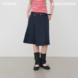 Riverstone plus irregular culottes for women 2026 summer new style accordion pleated hem A-line skirt