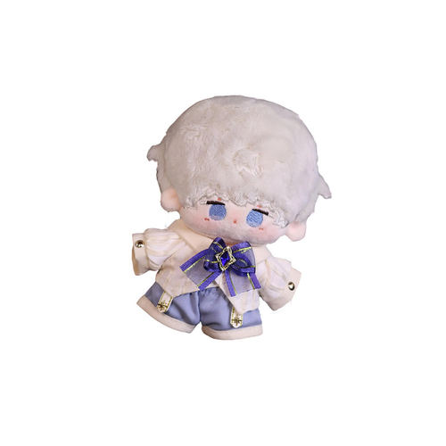 棉花娃娃衣服10cm20cm娃衣原创吹泡克林雪域星迹王子华丽蓝色宝石 - 图3