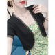 Summer ice ice silk outer cardigan for women with suspender skirt dress shawl breathable ເທິງ​ປົກ​ປ້ອງ​ແສງ​ຕາ​ເວັນ​ເສື້ອ​ຜ້າ​ສັ້ນ