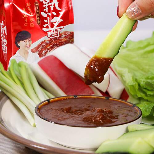 佐香园熟酱450g*3东北大酱黄豆酱家用正宗农家大酱豆瓣酱大葱蘸酱 - 图0