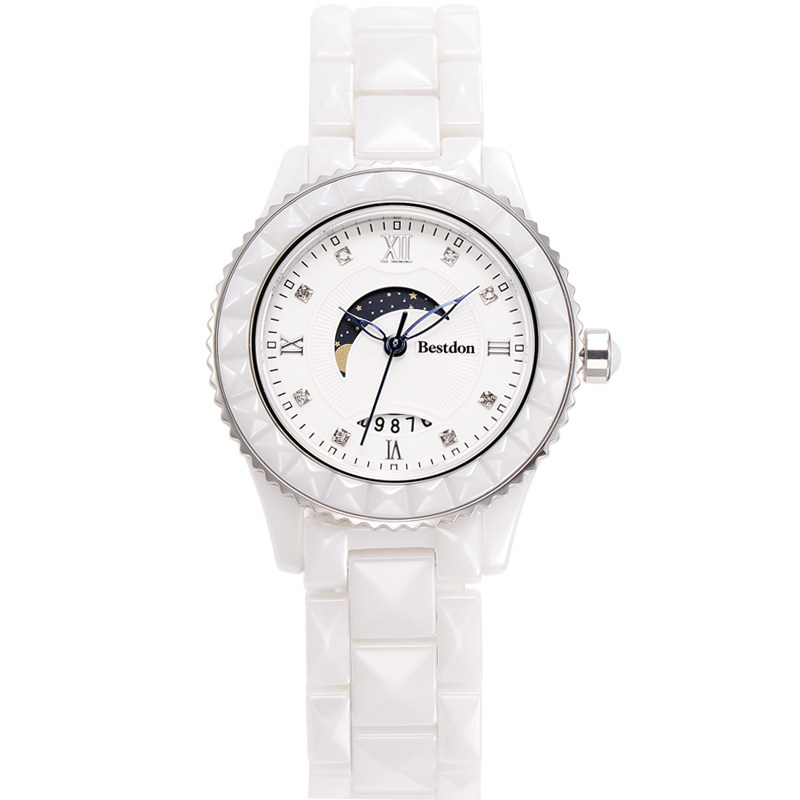 女士全自动镂空简约防水小巧机械表 茵蔻手表国产腕表