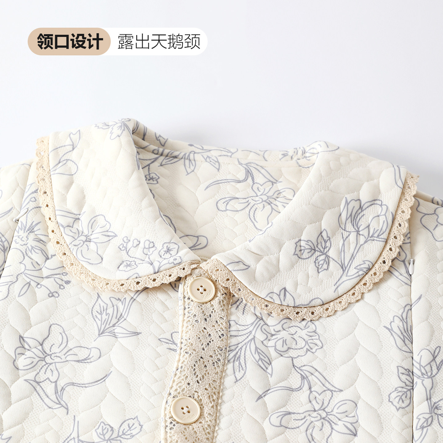 [送头巾]秋冬加厚保暖纯棉空气棉月子服产妇孕妇哺乳睡衣产前产后,淘宝优惠券,粉丝福利购,淘宝优惠卷