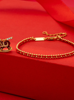 本命年新中式红绳小马手链