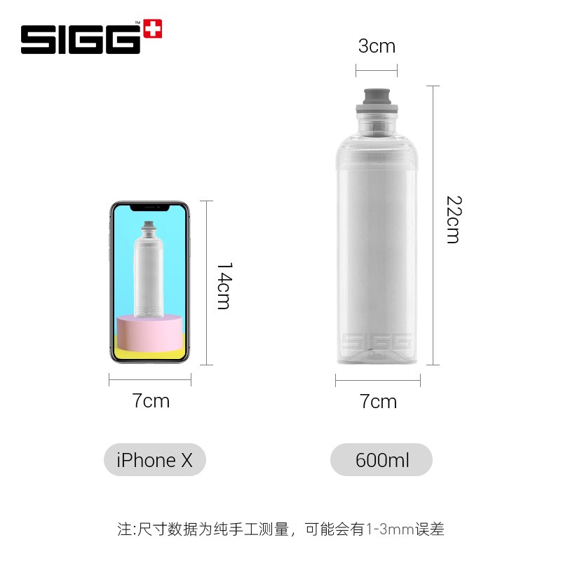 SIGG/希格运动水杯水壶瑞士进口tritan杯大容量户外车载便携杯子 - 图1