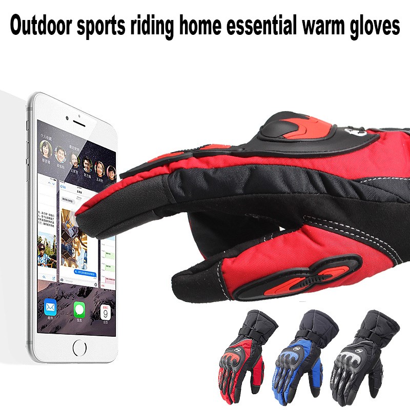 Sale New Motorcycle gloves Winter warm waterproof glove - 图1