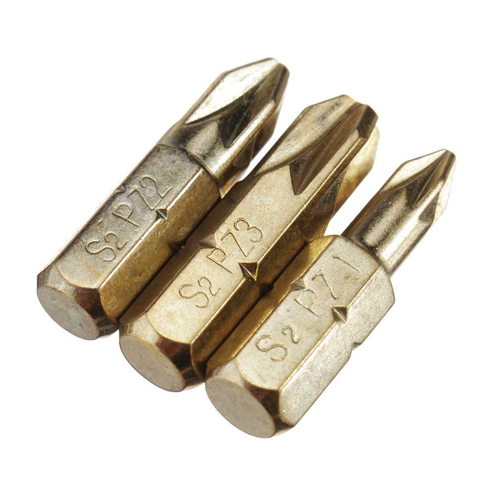 3pcs 25mm Poz Bts 1/4 nch Hex Shank Electroplatng Bronze - 图1