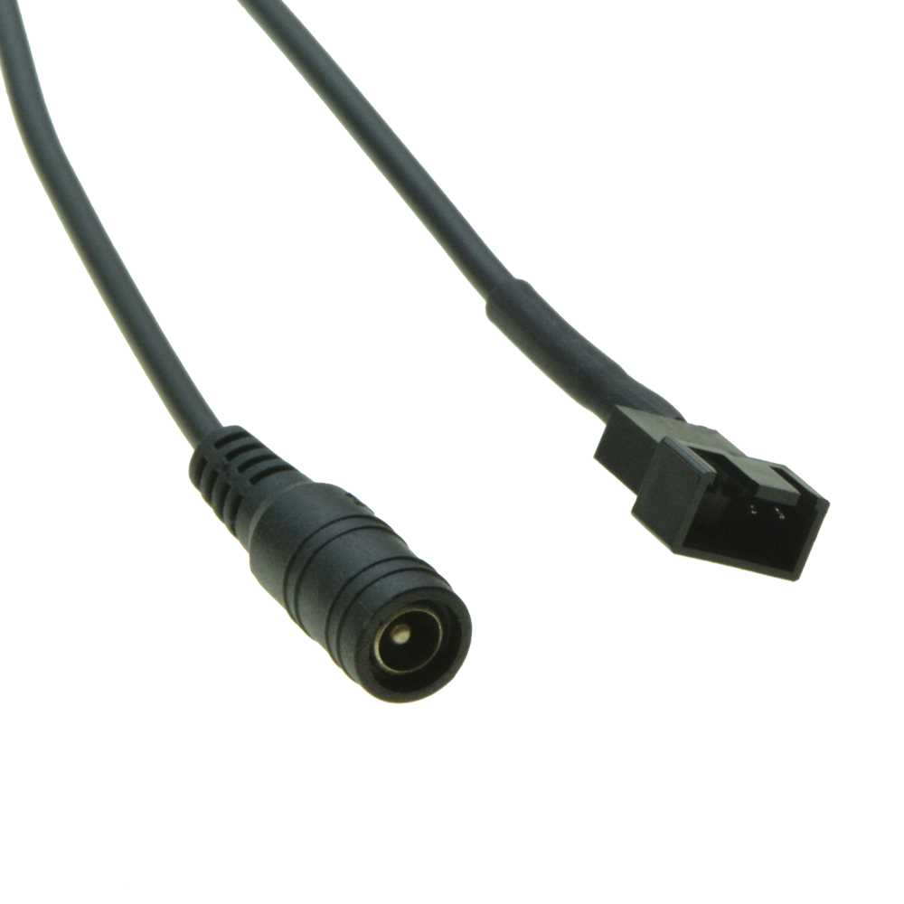 5.5 2.1mm DC Female to 4 Pin Fan male Cooling 4Pin pin Cool - 图0