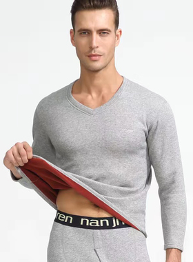 Winter Long Johns Sets Man Velvet ops +Pants Underwear Sets