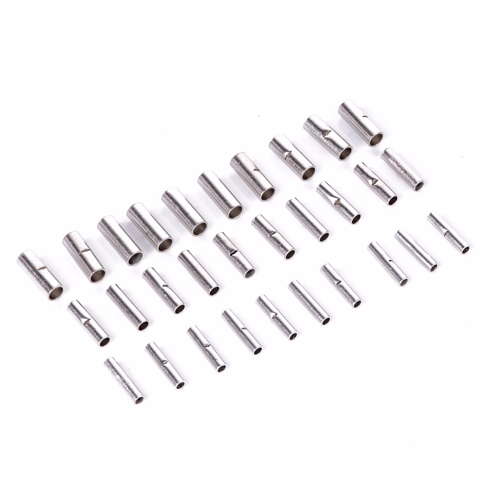 200pcs Copper Butt Splice Connectors Crimp Solder Terminals - 图2