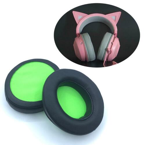 2Pcs Earmuff Ear Cushion Pads Pillow Cover for Razer Kraken - 图0