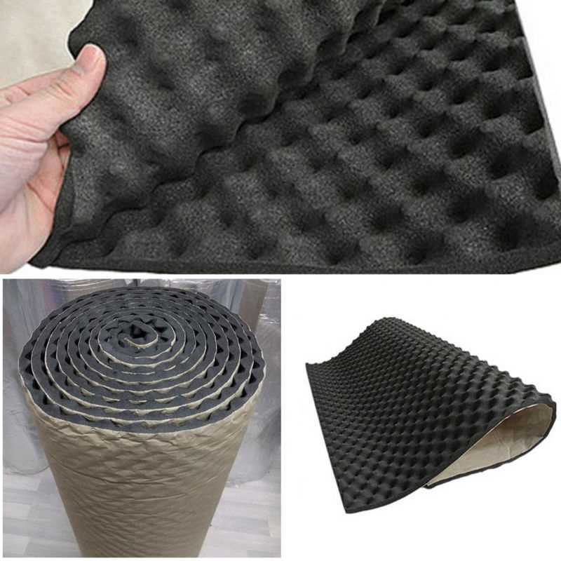 2cm Car Sound Proof Foam Subwoofer Mat Deadener Noise Shiel - 图0