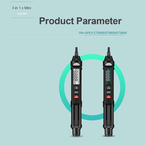 ET8906/ET8908/ET8909 Pro True RMS Digital Multimeter + Volta - 图2