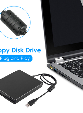 1.44 MB Floppy Disk .5" USB External Drive Portable
