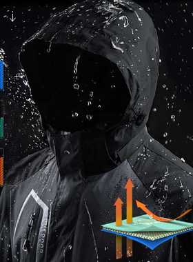 Men Woman M-5XL Winter Waterproof Fleece Fish Climb Hiking S