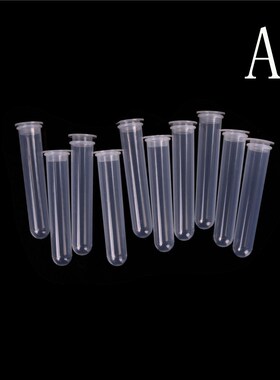 10pcs 50Ml Plastic Centrifuge Lab Test Tube Pipe Vial Contai