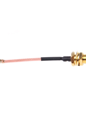 5 Pcs 5cm RG178 Extension Cable Gold Plated RF Straight SMA