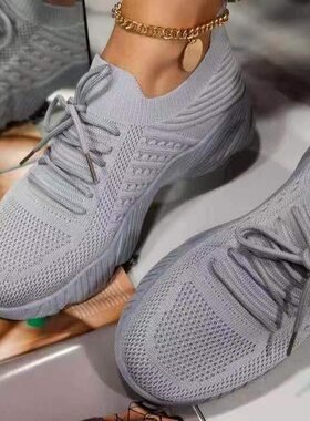 Sneakers Shoes 2022 Fashion Lace Up Platform Women	s Shoe