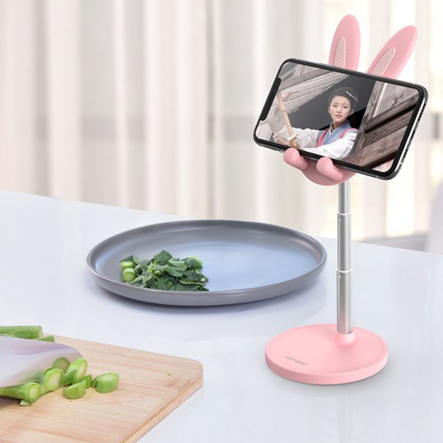 Mini mobile phone accessories phone holder stand desktop met - 图1