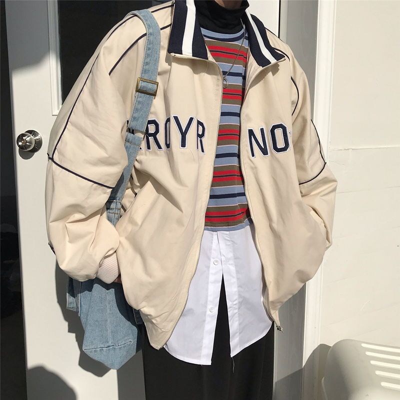 2021 spring letter jacket new all-match preppy style basebal - 图0