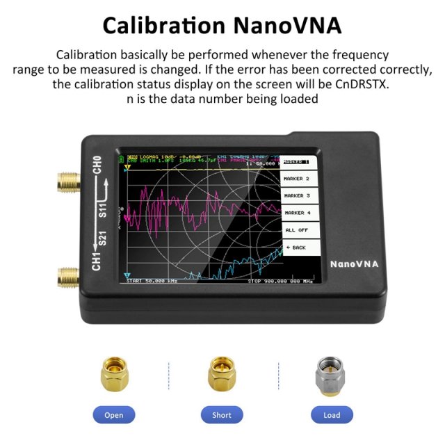 4-Inch LCD Screen For Nanovna-H 50Khz-1.5Ghz Vector Network - 图0