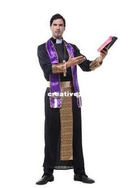 Umorden Halloween Costume for Men Christian European Reliio