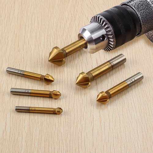 3Pcs Grooved 4mm to 32mm Multiple Hole 29 Sizes Step Drill B - 图1