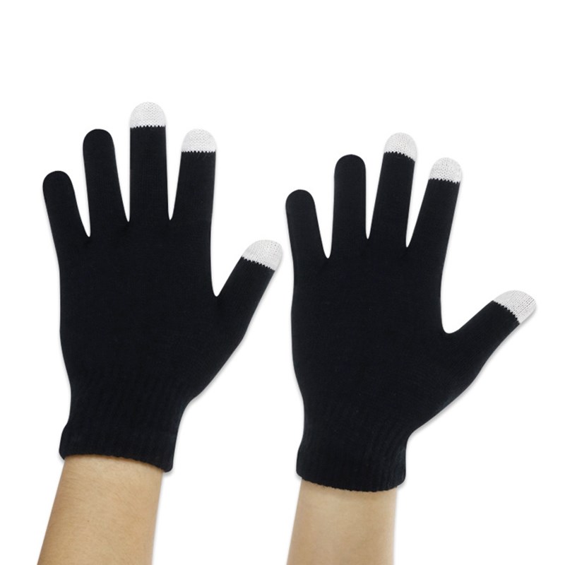 Winter Fashion Thick Knitted Electric Heating Gloves Warm - 图1