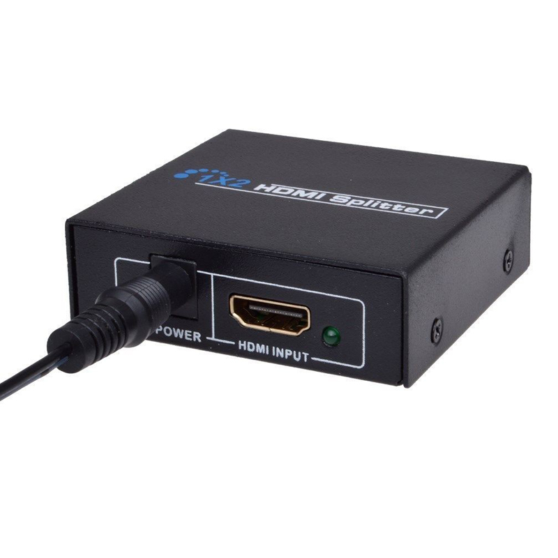 HDMI Spliter 2 Port 1.3Hdmi Splitter 3D 1x2 HDMI Switch+ DC-图2