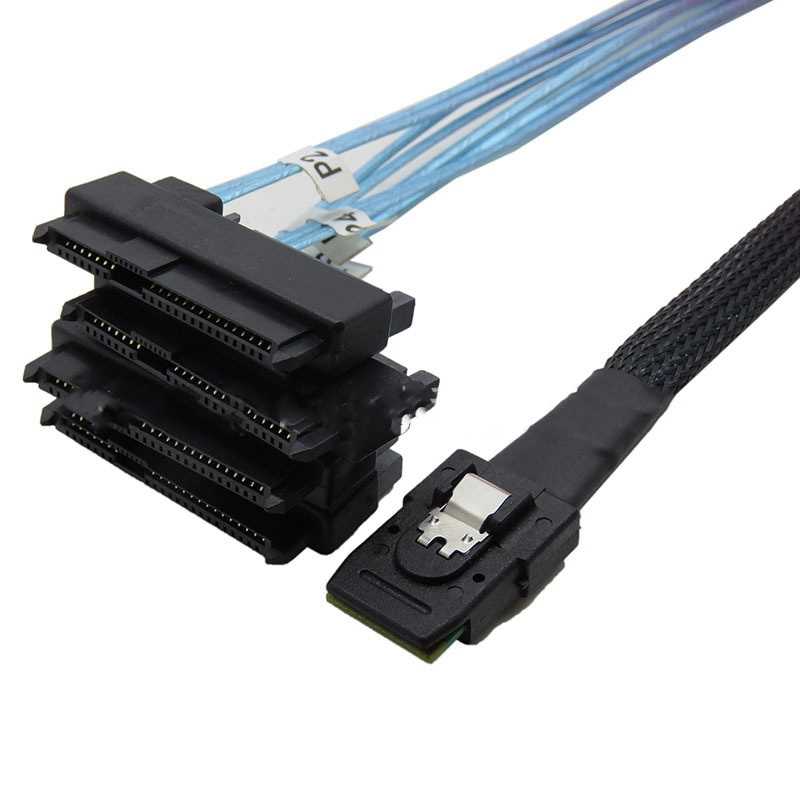 Server Data Cable Mini SAS 6Pin SFF-8087 to SFF-8482 SAS 29-图1