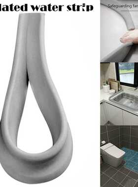 Bathroom Silicone Water Stopper Strip Water Barrier Dam Dry