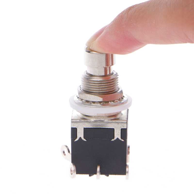 AC 250V/2A 125V/4A 6Pins DPDT Momentary Stomp Foot Switch f - 图2