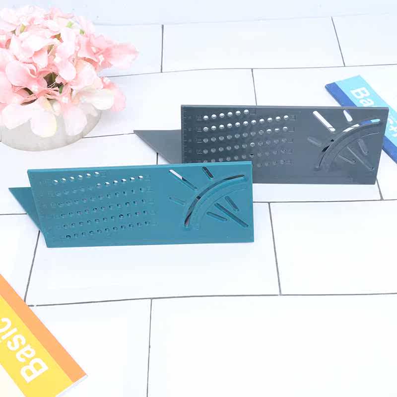 3D Mitre 1pc Wood Working Ruler Angle Measuring Gauge New 45 - 图2