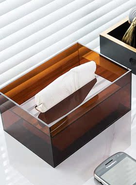 Napkin Holder Household Transparent Acrylic Box for Napkins
