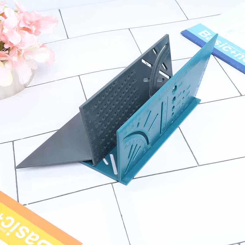 3D Mitre 1pc Wood Working Ruler Angle Measuring Gauge New 45 - 图1