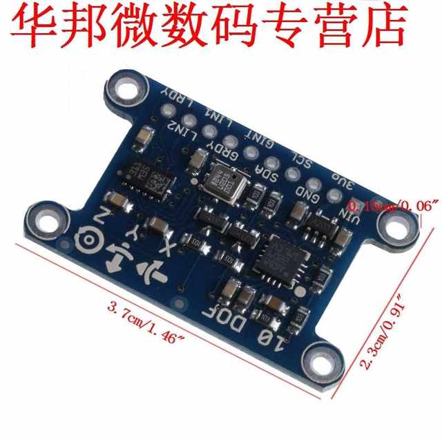 10DOF IMU Breakout L3GD20 LSM303 BMP180 Attitude Sensor 3 Ax