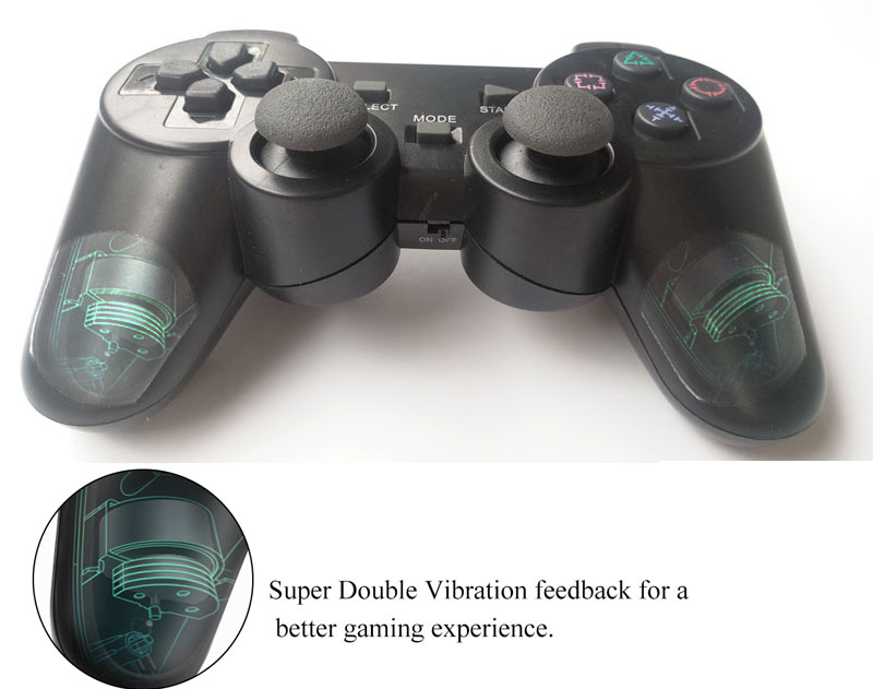 PC game controller with double vibration and PC-360 mode for - 图2