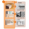 Desk storage rack student dormitory study bookshelf
