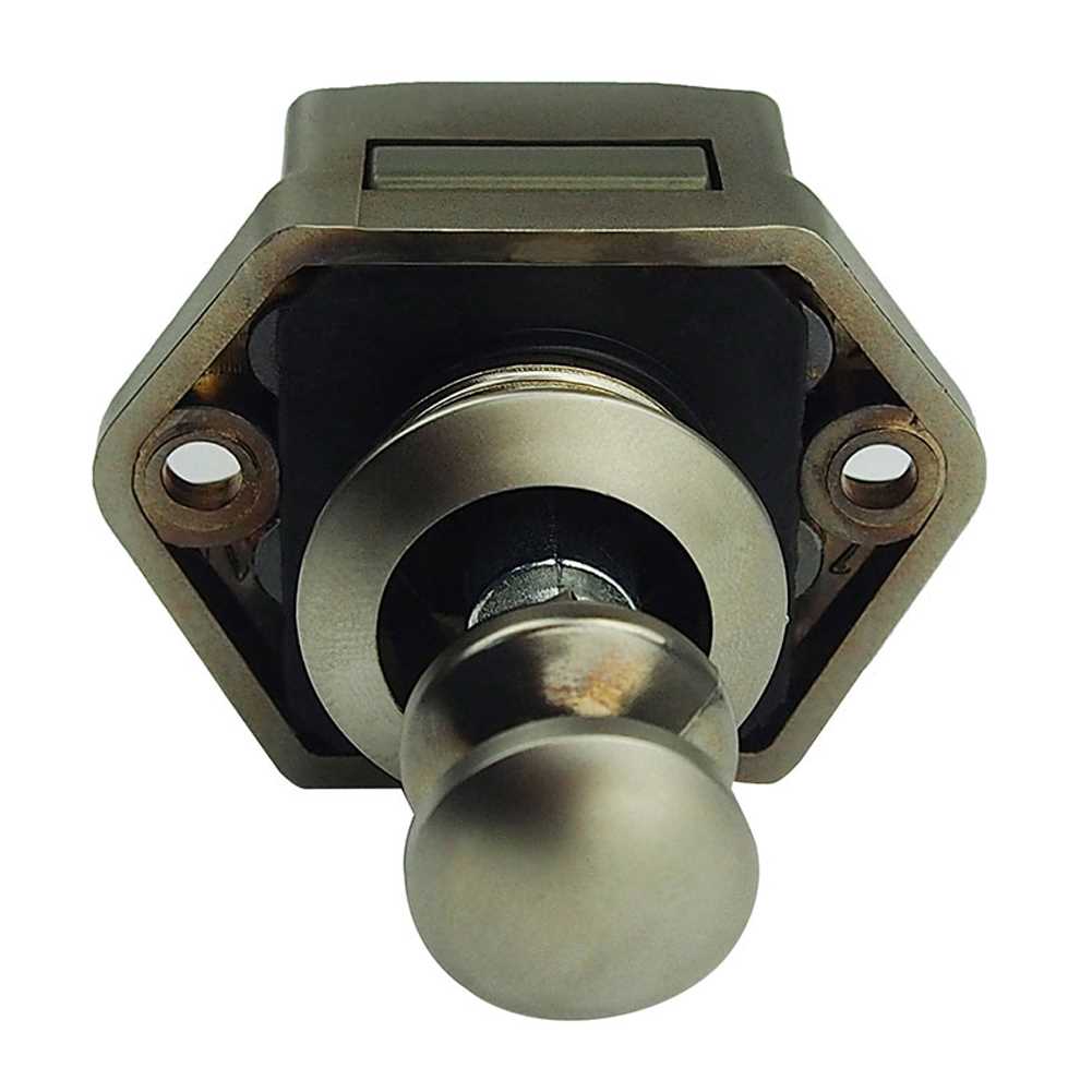 Mini Push Lock Diameter 20mm RV Knob Caravan Motor Home Offi-图0